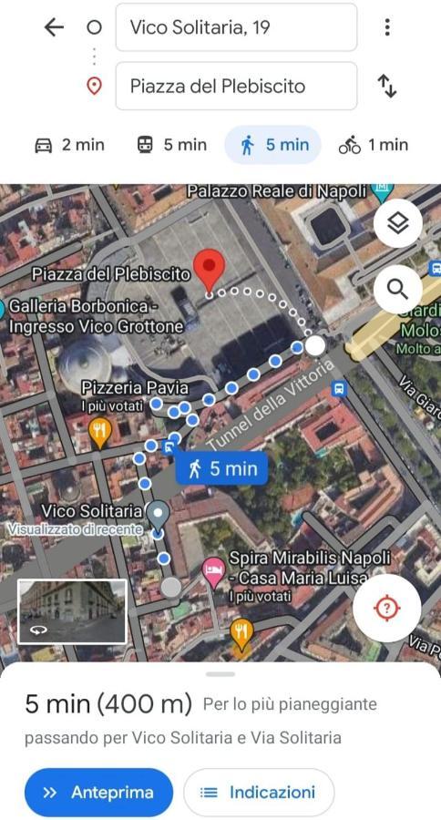 Palizzi'S Home Behind Plebiscite Square Nápoly Kültér fotó
